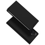 DUX DUCIS Skin Pro Faux Leather Wallet Case for Samsung Galaxy A55 5G - Black