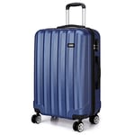 Kono Valise Grande Taille 75cm Rigide e Légère ABS Valise de Voyage à roulettes Valises, Marine