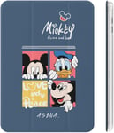 Disney Mickey Mouse Ipad 2020 (10.2in) Étui Avec Porte-Stylo Antichoc Mise En Veille/Réveil Automatique Trifold Housse De Protection Transparente Pour Tablette