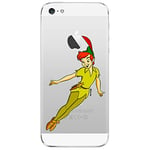 ERT GROUP Coque de téléphone Portable pour Iphone 5/5S/SE Original et sous Licence Officielle Disney Motif Peter Pan 001 Parfaitement adapté à la Forme du téléphone Portable, partiel imprimé