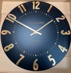 JOHN LEWIS Thomas Kent Mulberry Wall Clock Noir - 12 inch (30cm) NEW