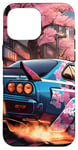 Coque pour iPhone 16 Pro Max JDM R34 Drift Racing Tuning Voiture Tokyo Skyline At Night Cadeau