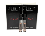 2x CALVIN KLEIN Eternity For Women FLAME (2x1.2 ml Size Spray) Sample WOMENS EDP