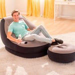 Intex Ultra Lounge Fåtölj Med Fotpall