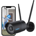 Reolink - 2K+ 5MP Caméra Surveillance Extérieure 2,4/5GHz WiFi, Détection de Personne/Véhicule, Vision Nocturne, Étanchéité, Time-Lapse, Noir