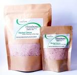 Himalayan Salt Bath Soak Herbal, Rosemary, Thyme, Clary Sage Oils 100g & 500g