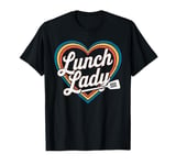 Lunch Lady Heart Cafeteria Worker T-Shirt