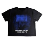 Billie Eilish HMHAS Blue Lines Crop Top