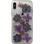 Coque Glam Hippie Chic fleurs violet IP X/XS Puro IPCXHIPPIEC2VIO