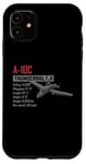 Coque pour iPhone 11 Avion américain A-10C Thunderbolt II