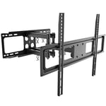 RICOO Large TV Bracket Tilt Swivel 37-70 Inch for LED LCD OLED Curved and Flatscreens S5264 Wall Mount Universal for VESA 300x200-600x400