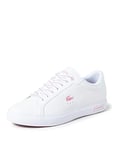 Lacoste Women's Powercourt 222 4 SFA Sneaker, Wht, 3 UK