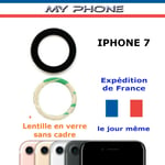 Vitre Caméra Apple Iphone 7 / 8 Lentille En Verre Sans Cadre + Adhésif - Arrière