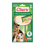 Ina. Churu Dog Snack Puree Chicken with Vegetables 4 x 14 g