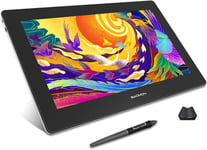 PD1620 4K UHD 15,6 Pouces Tablette Graphique avec Écran en Verre AG Moniteur de Dessin Entière Laminé et 125% sRGB, Stylet Passif à 8192 Niveaux, Compatible avec Windows, Mac et Android