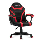 huzaro Ranger 1.0 Red Mesh Chaise Gaming Fauteuil pour Enfants Gamer de Jeu Ergonomique Hauteur Réglable 80mm accoudoirs Moelleux (HZ-Ranger 1.0 red