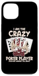 Coque pour iPhone 13 Joueur de poker fou Texas Holdem Poker Hands Player Poker