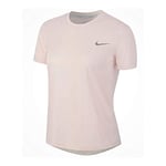 Nike Miler Short-Sleeve Running Top - Echo Pink/Echo Pink/Reflective Silver, X-Small