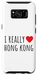 Coque pour Galaxy S8 J'aime vraiment Hong Kong