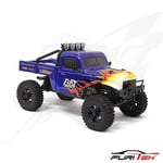 [FR] FX118 FURY WAGON RTR Blue with Flames FURITEK Brushless 1/18 RC Crawler Kit