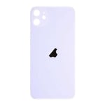 Vitre Arriere Apple Iphone 11 Mauve Cache Dos En Verre Avec Logo