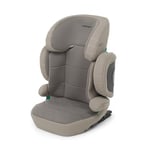 Foppapedretti Siège auto Open I-Size pour enfant de 100 à 150 cm de hauteur, 3-12 ans, conforme ECE R129, fixation Dualfix (Isofix et non), protection des chocs latéraux, déhoussable, Desert