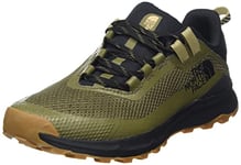 THE NORTH FACE Men's Cragstone Wind Sneaker, Military Olive TNF Black, 7.5 UK