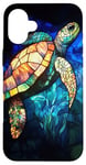 iPhone 16 Plus Creation Sea turtle Ocean art Marine life Aquatic Case