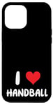 Coque pour iPhone 15 Plus I Love Handball - Coeur - Jeu Sport Wall