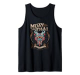 Thai Boxing Warrior's Heart - Muay Thai and Demon Tiger Tank Top