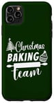 Coque pour iPhone 11 Pro Max Pâtisserie de Noël Cookies Team Candy Canes Fun Festive Baker