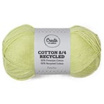 Cotton 8/4 Garn 100 g Recycled Pistachio A 077 Adlibris