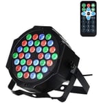 36W par LED DMX Projecteur LED Lumiere de Scene Jeu de Lumiere 36 LED Commande Sonore-Musique Projecteur soirée Boule Disco Lumie787