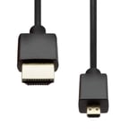 Pro HDMI till mikro HDMI-kabel - 4K Ultra HD - 3 m