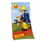 Herding SAM LE POMPIER Serviette de Bain, 150 x 75 cm, Coton, Multicolore