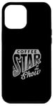 Coque pour iPhone 12 Pro Max Cafetière Barista Cafetière pour amateurs de caféine