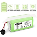 14,4v 2600mah Li-ion-ersättningsbatteri, kompatibelt med Ecovacs Deebot N79s,n79,dn622,eufy Robovac 11,11s