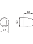 Oras Wall bracket for Oras Bidetta