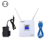 Prosessorireititin Kannettava 4G WIFI FDD TDD LTE WCDMA GSM ulkoinen antenni Sim-korttipaikka Wan/Lan Port Wireless Route 100?240VEU Plug