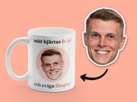 Personlig Mugg med Foto - mitt hjärtas fröjd och eviga längtan