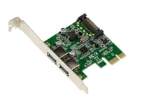 Pcie 2 Ports USB 3.0 Card with Nec UPD720202 Chipset