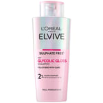 L'Oréal Paris Elvive Glycolic Gloss Sulphate Free Shampoo for Dull Hair 200ml