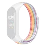 Xiaomi Mi Band 7 / 6 / 5 klockarmband i nylon - Färgstark multifärg