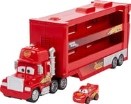 Mattel Disney and Pixar Cars Minis Transporter With Vehicle, Kids Birthday Gift For Ages 4 Years and Older, GNW34