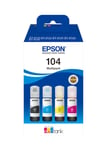 Original Epson 104 Ink Cartridge Multipack (B/C/M/Y)