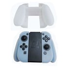 Housse silicone manette de protection pour Joy-Con de Nintendo Switch - Blanc