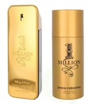 Paco Rabanne 1 Million Giftset 250 ml Edt Spray 100ml/ Deo Spray 150ml