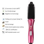 Foldable Electric Hair Curler Comb Brush Safe To Use Anti-Ironing Design For HOT