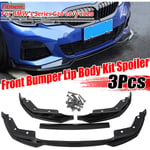 Pour bmw série 3 G20 2019-2020 noir brillant pare-chocs avant lèvre Spoiler Splitter Cov Jmax