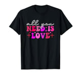 All You Need Is Love Retro Aesthetic T-Shirt